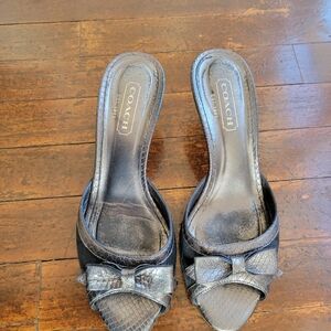 Coach Black Women's Slide Sandals